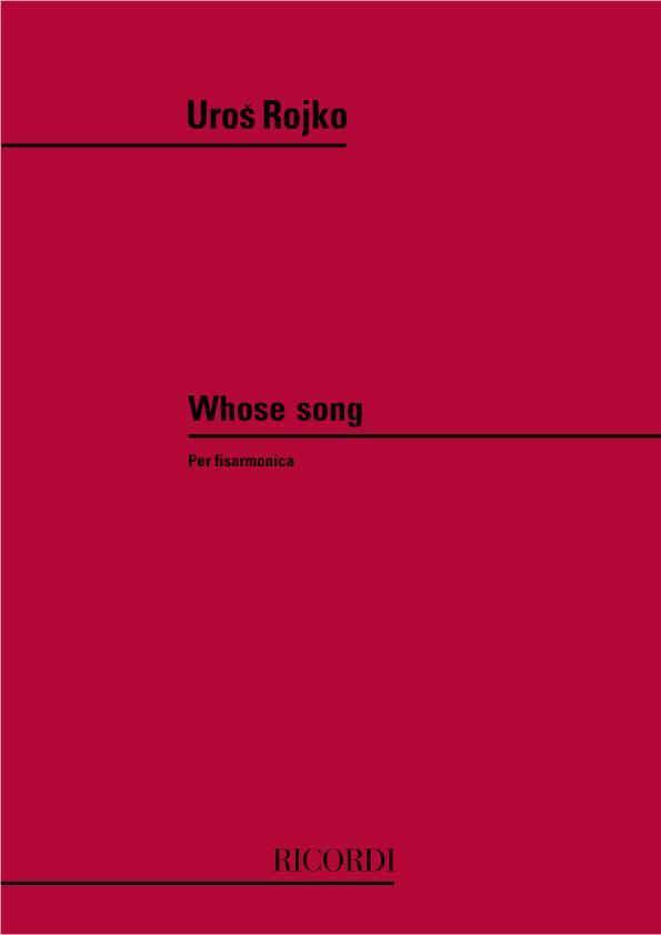 Whose Song - Per Fisarmonica - pro akordeon